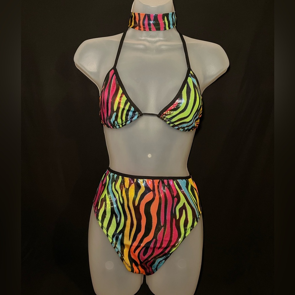 Colorful zebra set
